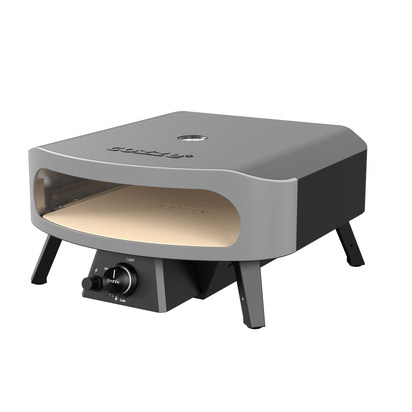 Cozze 17″ CLASSIC pizza oven, gas angular