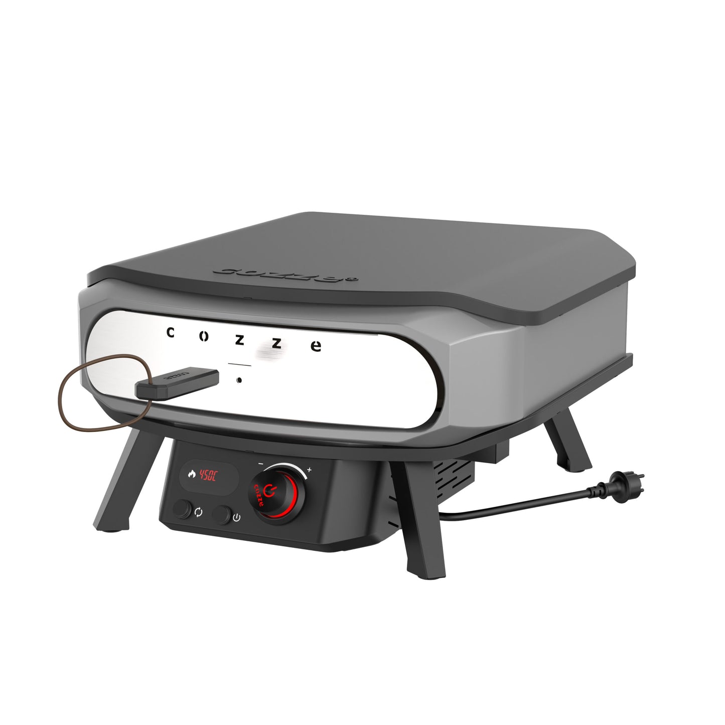 Cozze 17″ Electric Pizza oven PREMIM ROTATE, 230V lid angular