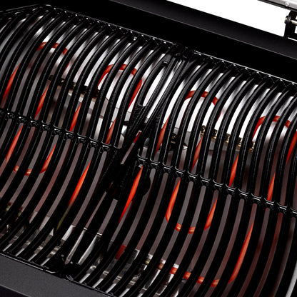 Cozze® E-500 electric grill with 2 zones mesh