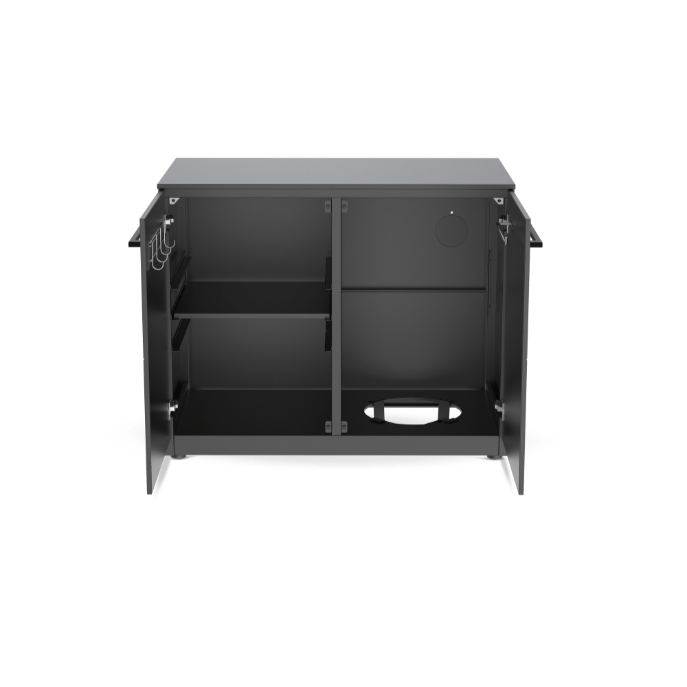 Cozze® Elements Outdoor Kitchen 110 – Door Module with Worktop open