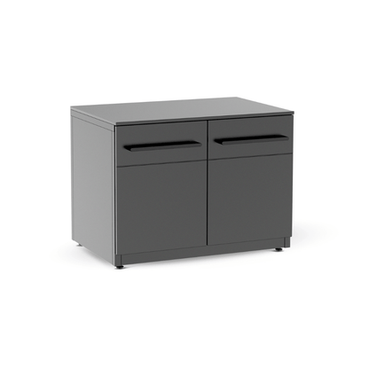 
Cozze® Elements Outdoor Kitchen 90 – Low Grill Module with Steel Worktop side