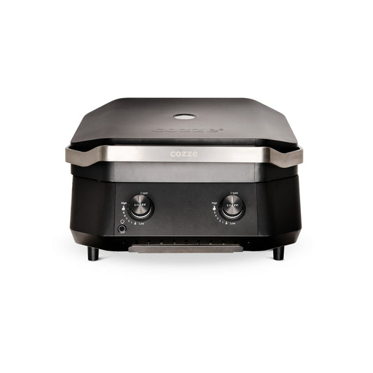 Cozze G-500 plancha with lid and 2 gas burners