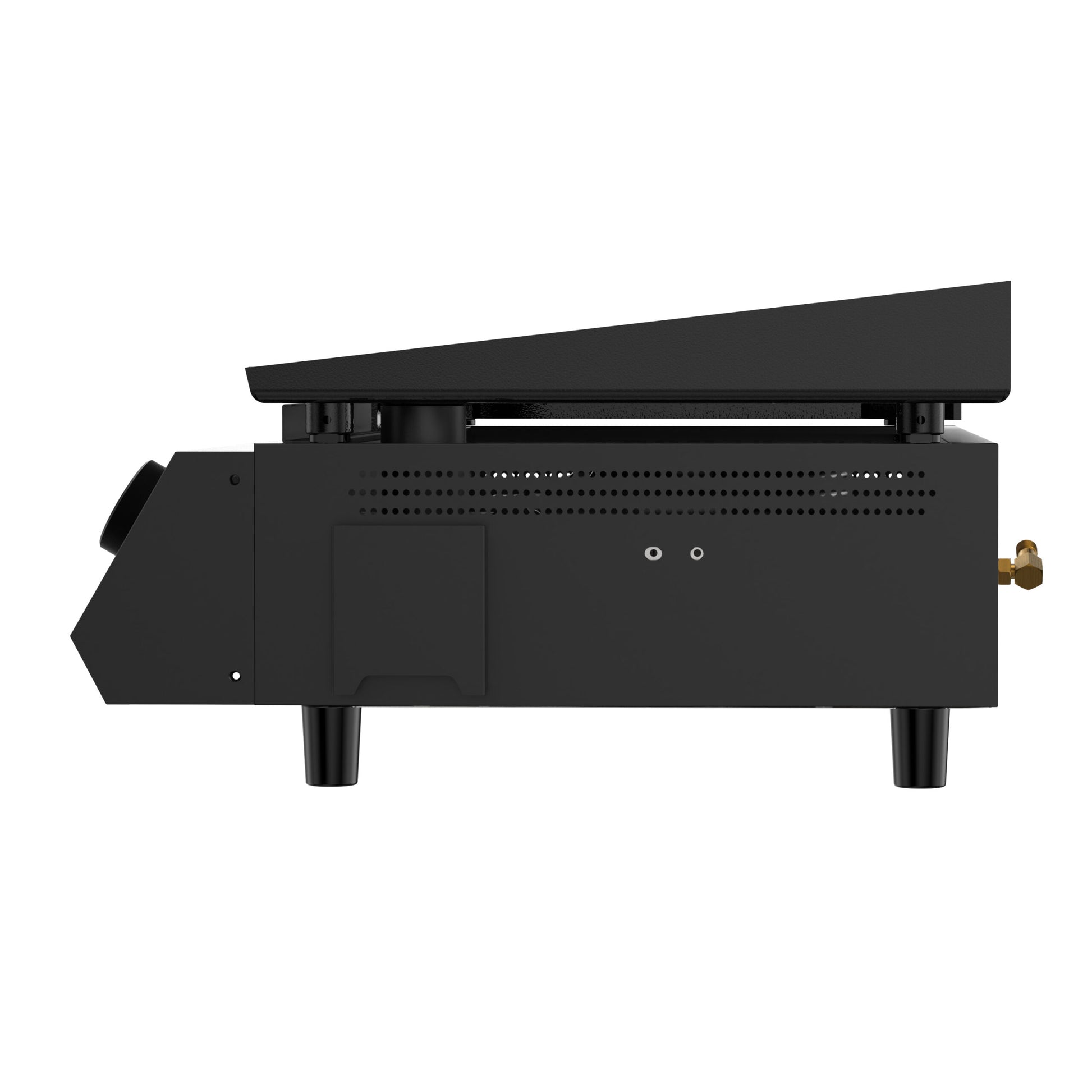 Cozze G-700 Plancha, 3 Gas burners side
