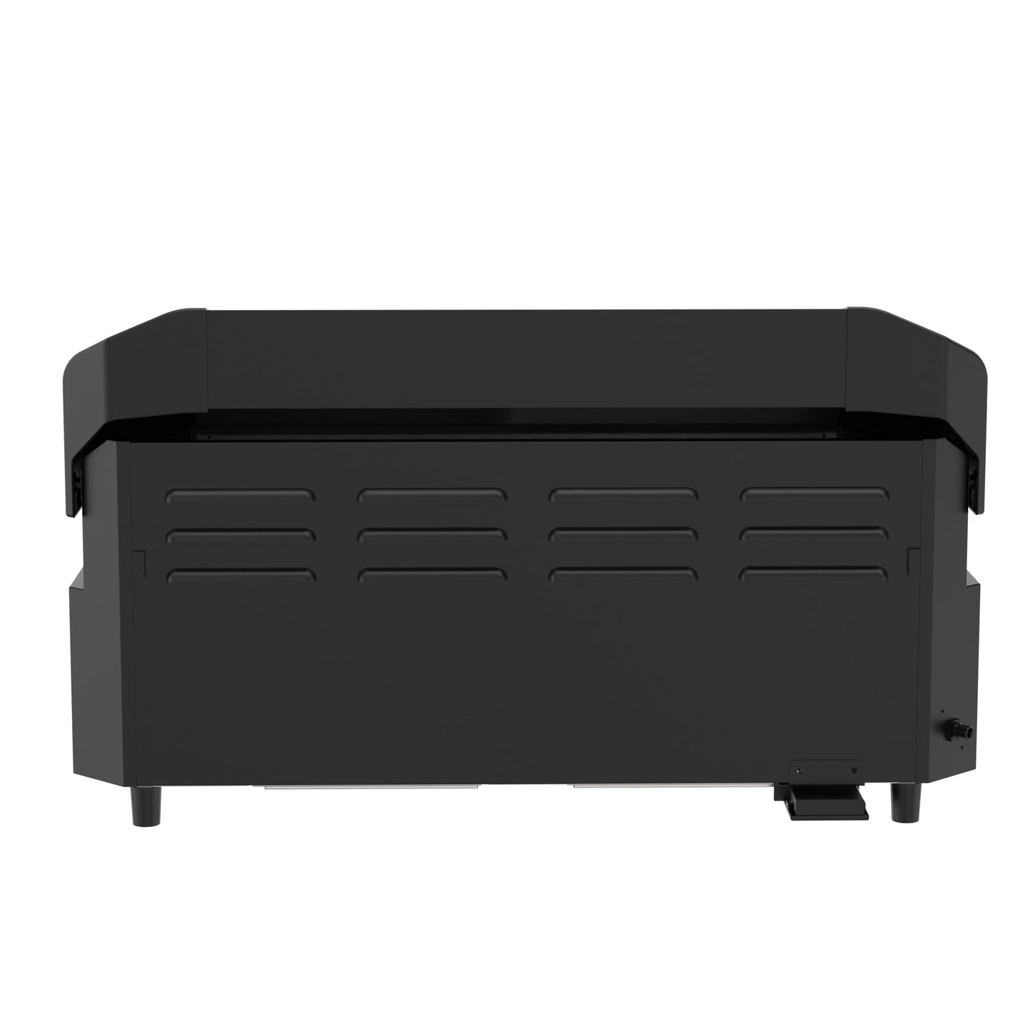 Cozze G-800 COMB0 Plancha-Grill, 3 Gas burners back