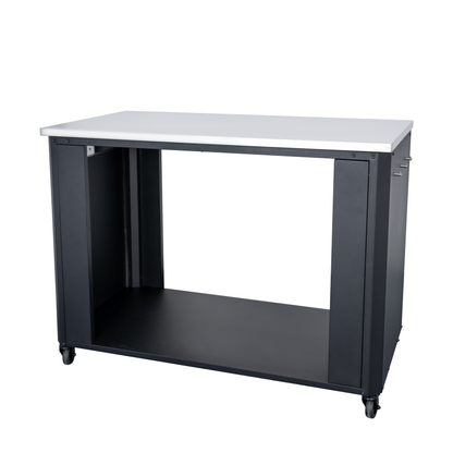 Cozze Outdoor kitchen 115, with stainless table top angle