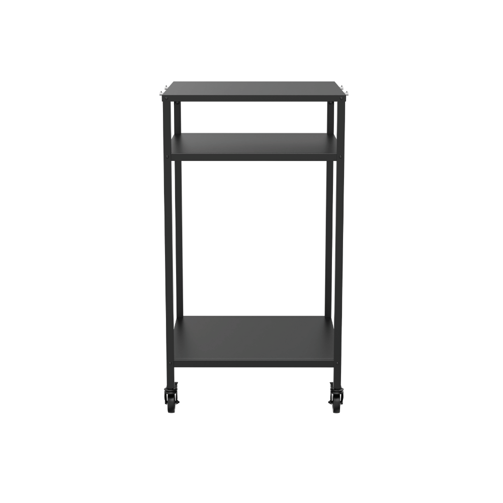 Cozze® Outdoor table 60, H110cm, open, black front