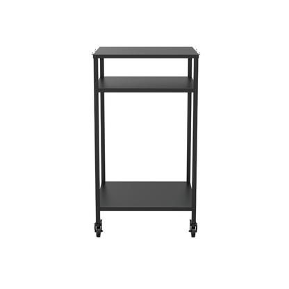 Cozze® Outdoor table 60, H110cm, open, black front