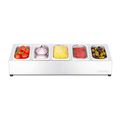Cozze Topping station open