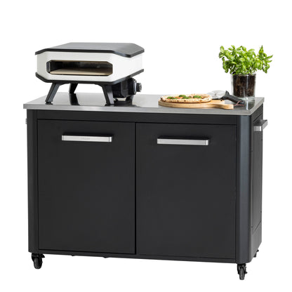 Cozze outdoor kitchen 120 with stainless steel table top top