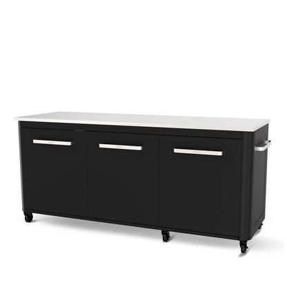  Cozze outdoor kitchen 180 with stainless steel table top side