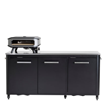  Cozze outdoor kitchen 180 with stainless steel table top with cooktop