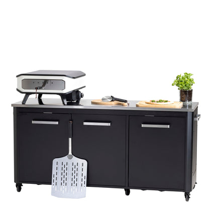  Cozze outdoor kitchen 180 with stainless steel table top with equipments
