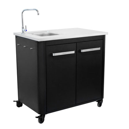 Cozze outdoor kitchen 90 with sink and tap side