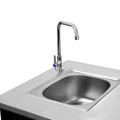 Cozze outdoor kitchen 90 with sink and tap sink