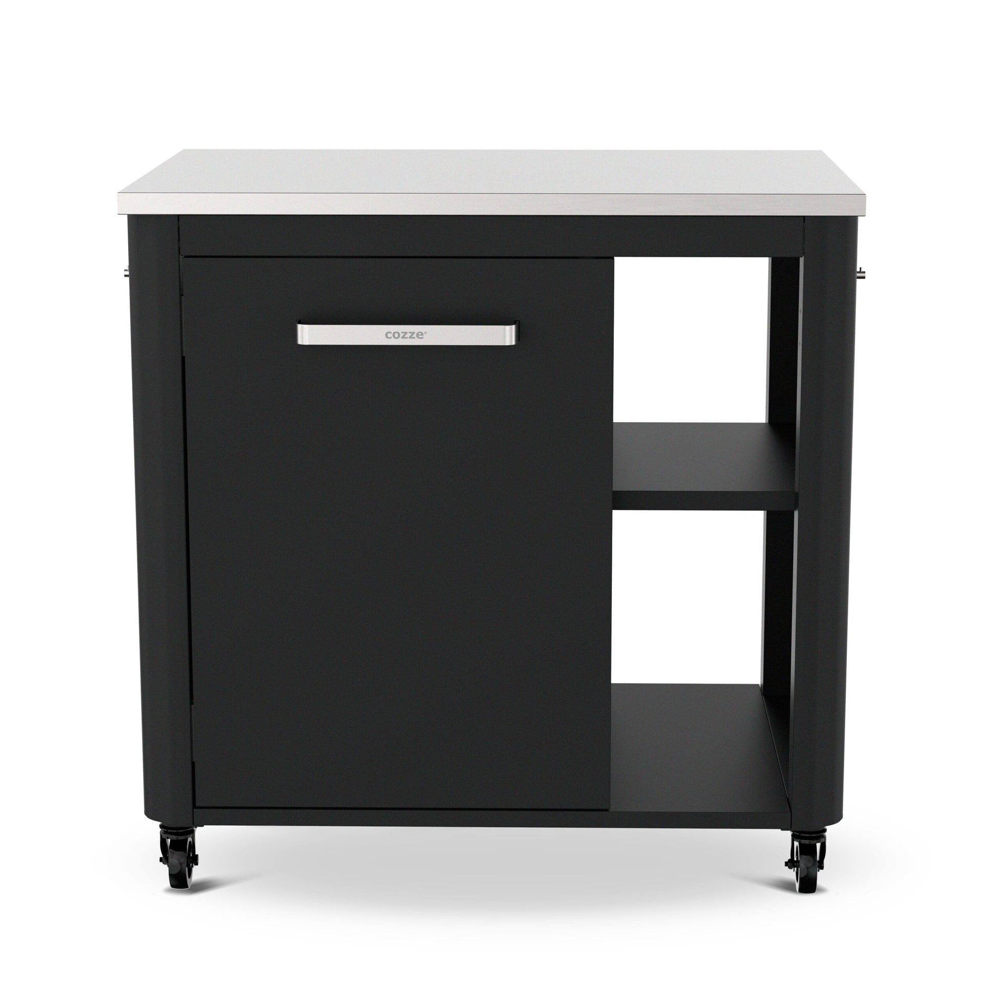 Cozze outdoor kitchen 90 with stainless steel table, 1 door front