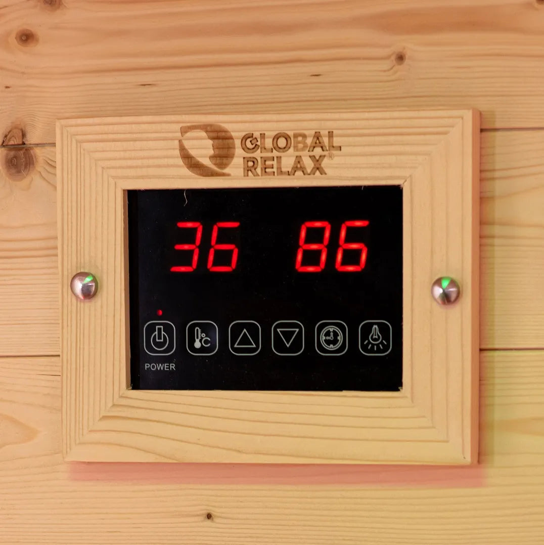 DHARANI S2 - Infrared indoor sauna for 1 or 2 persons