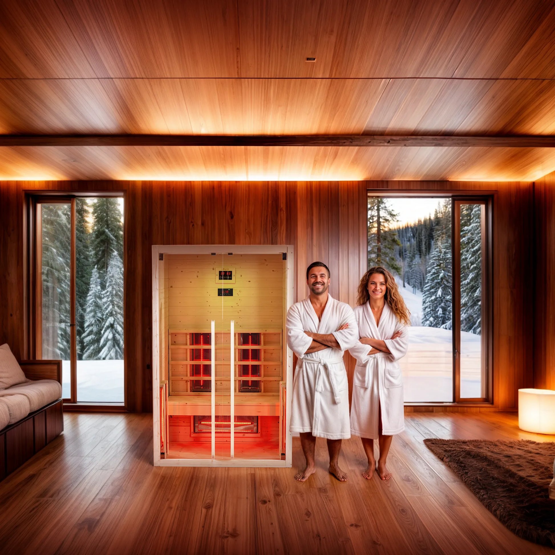 DHARANI S2 - Infrared indoor sauna for 1 or 2 persons