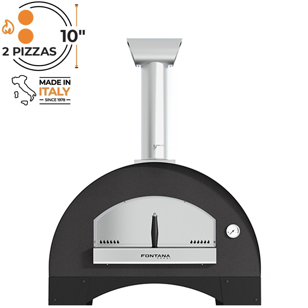 Fontana Lorenzo Rosso Build In Wood Pizza Oven