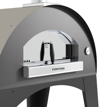 Fontana Lorenzo Rosso Build In Wood Pizza Oven