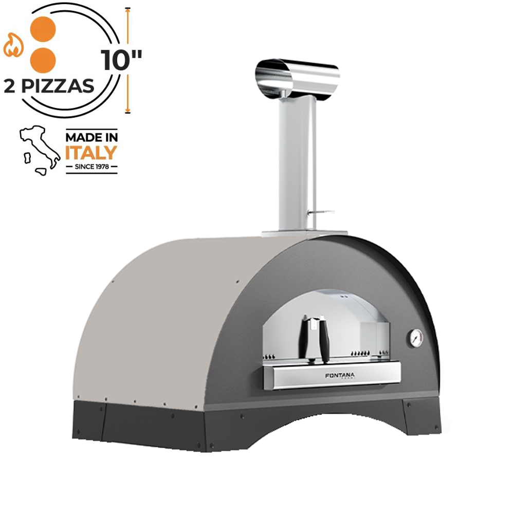 Fontana Lorenzo Rosso Build In Wood Pizza Oven