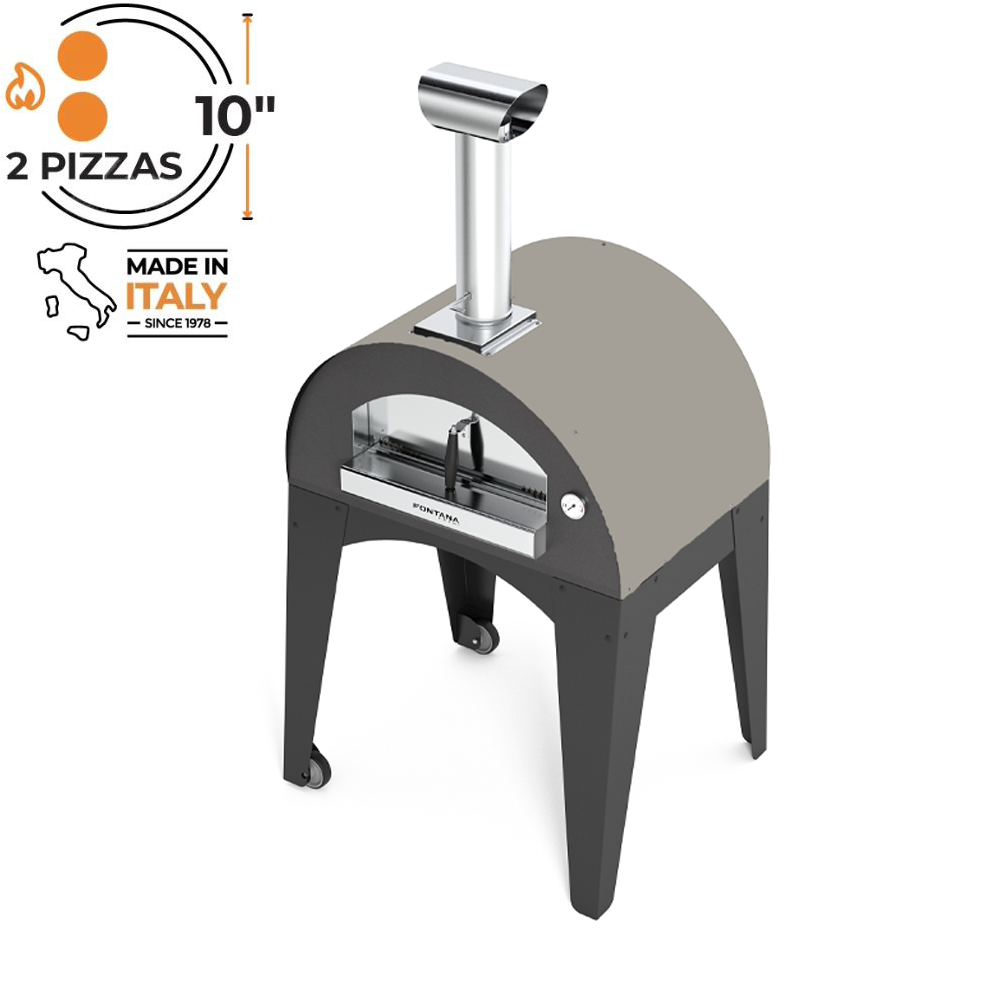 Fontana Lorenzo Rosso Build In Wood Pizza Oven