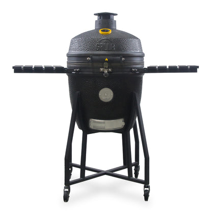 GRLLR Kamado's Ember Classic 22 inch Matte Black Charcoal