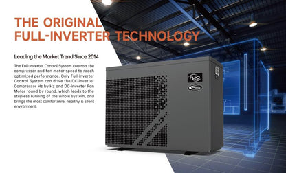 H2O Hottubs HPH13 12.8kW Full Inverter Heat Pump For Swim Spas