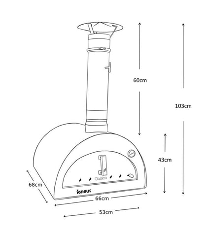 Igneus Classico Wood Fired Pizza Oven - Luxury Equipment Online