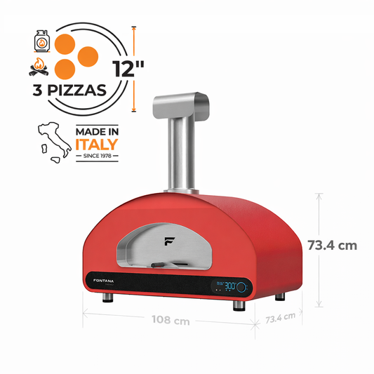 Volta 90 Dual Fuel in Rosso/Red