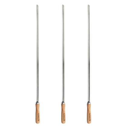 Barbecook Set of 3 XL Skewers – FSC® 100% (65cm) - Luxury Equipment Online