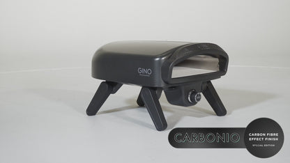 Gino D’Acampo Carbonio 14 Gas Fired Pizza Oven Carbon Fibre Effect